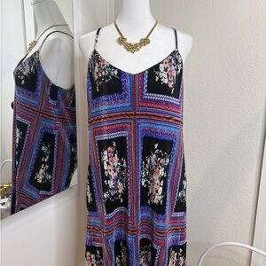 Socialite Multicolor Floral Maxi Dress